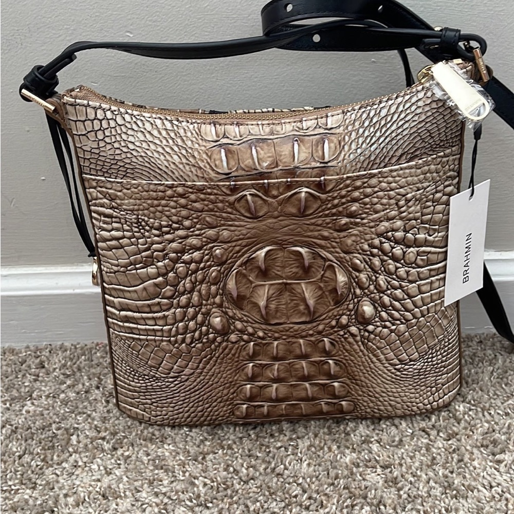 BRAHMIN KATIE CROSSBODY BISCUIT NAKOMA - Picture 4 of 5